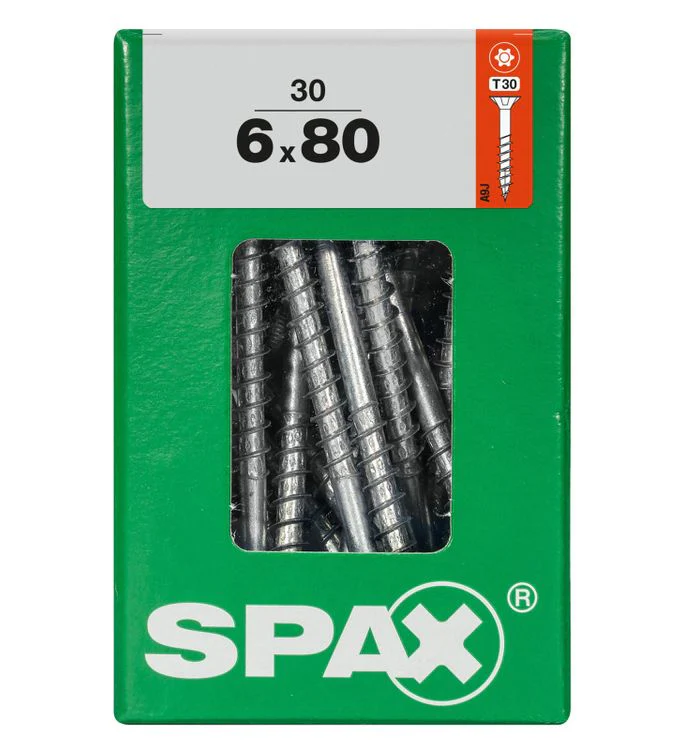 Spax schroef T-star plus verzonken kop 6x80mm 30st - Image 3