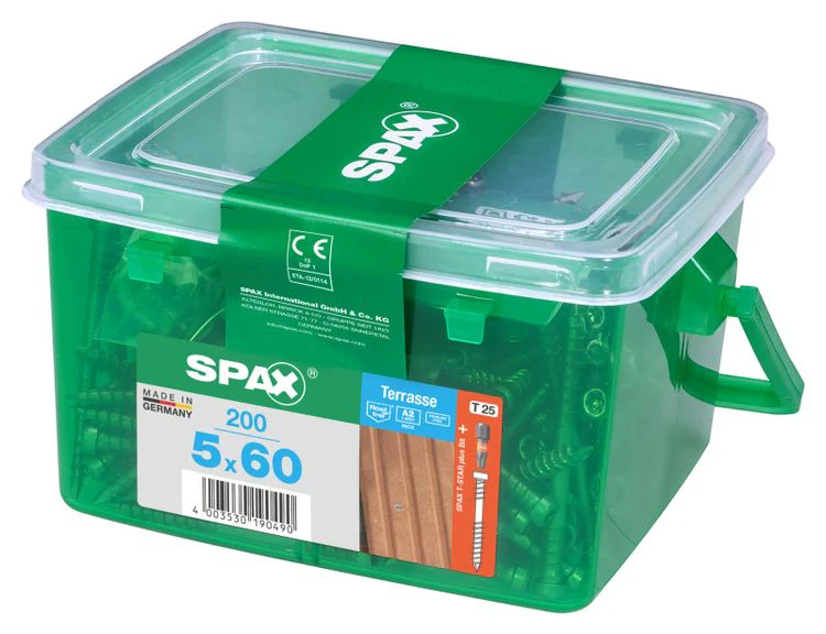 Spax Terrasse terrasschroef T-star plus cilinderkop 5x60mm 200st - Image 3