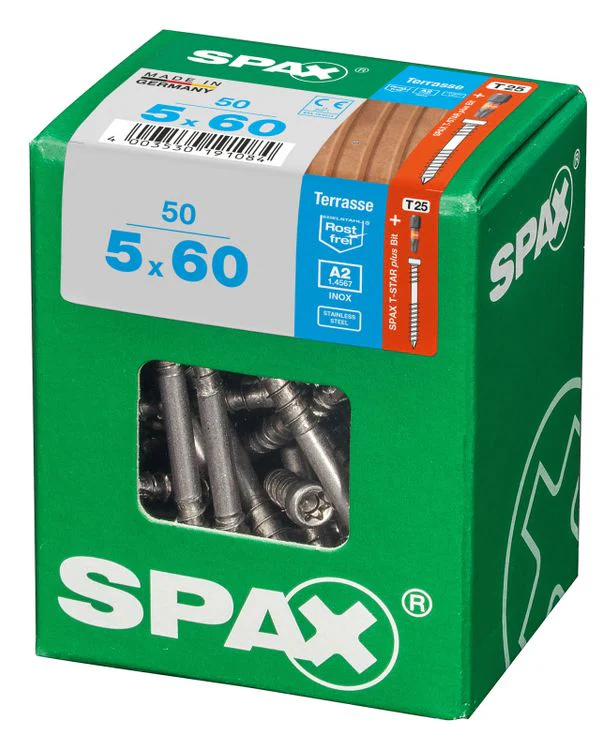 Spax Terrasse terrasschroef T-star plus cilinderkop 5x60mm 50st - Image 2