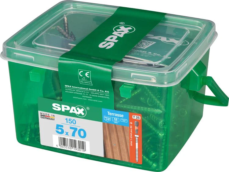 Spax Terrasse terrasschroef T-star plus cilinderkop 5x70mm 150st - Image 2