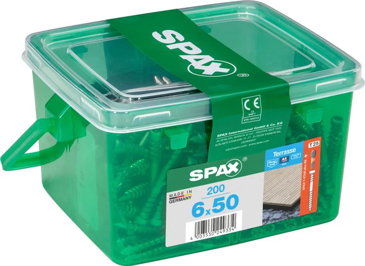 Spax Terrasse terrasschroef T-star plus cilinderkop 6x50mm 200st - Image 2
