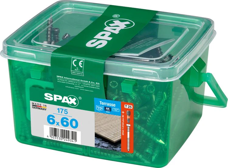 Spax Terrasse terrasschroef T-star plus cilinderkop 6x60mm 175st - Image 2