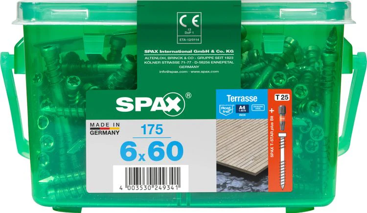 Spax Terrasse terrasschroef T-star plus cilinderkop 6x60mm 175st - Image 3