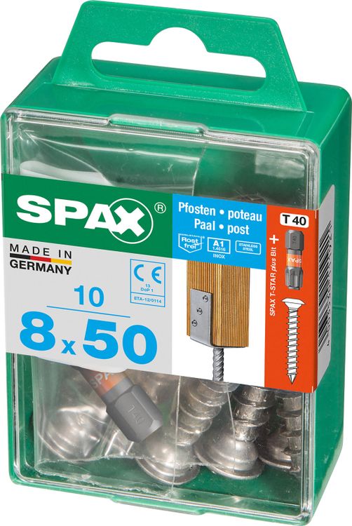 Spax verbindingsschroef T-star plus centreerkop 8x50mm 10st - Image 2