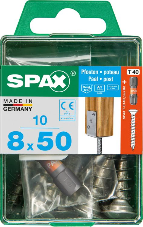 Spax verbindingsschroef T-star plus centreerkop 8x50mm 10st - Image 3