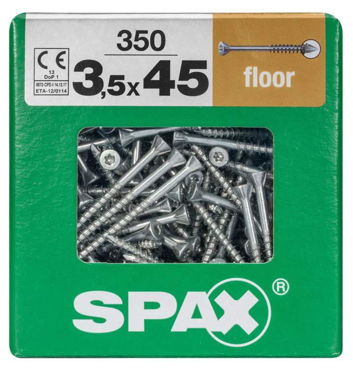 Spax vloerschroef T-star plus verzinkt 3,5x45mm 350st - Image 3