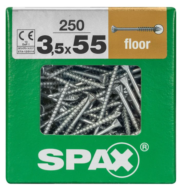 Spax vloerschroef T-star plus verzinkt 3,5x55mm 250st - Image 3
