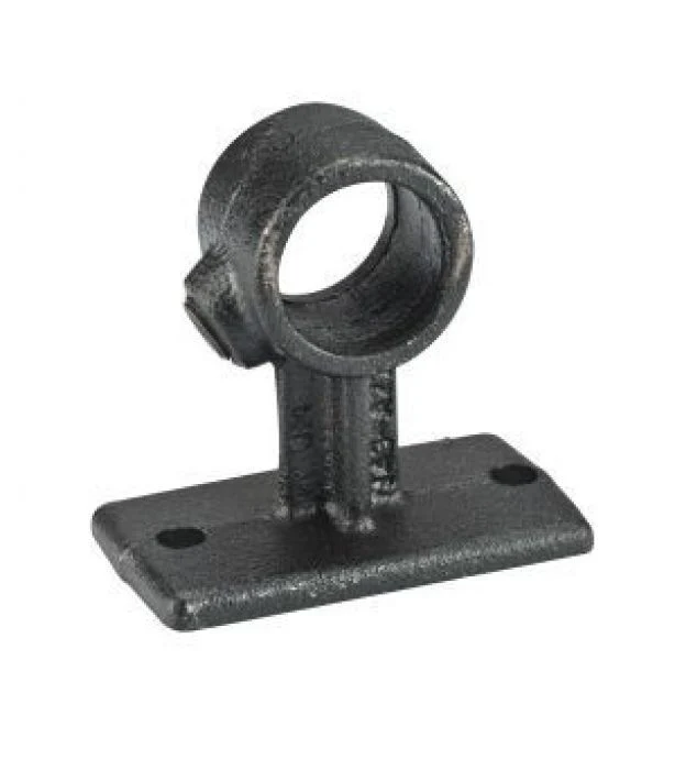 Steigerbuis koppeling wandbevestiging zwart Ø28mm