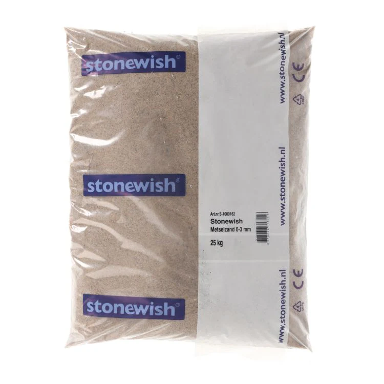 Stonewish metselzand geel, bruin 0-3mm 25kg - Image 2