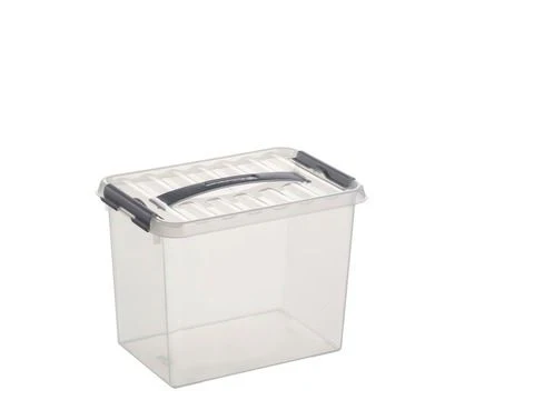 Sunware Q-line opbergbox 9L kunststof transparant 1-vaks