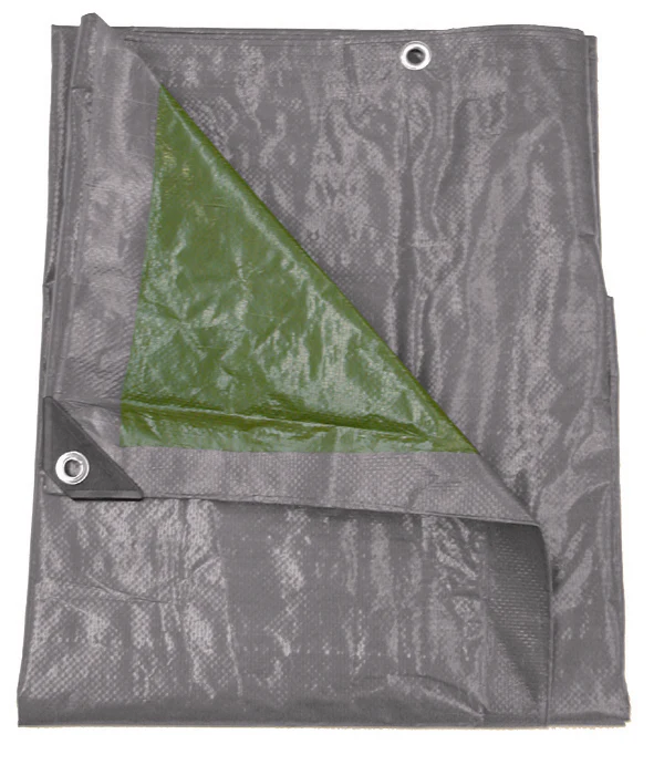 Talen afdekzeil grijs, groen 3x4m