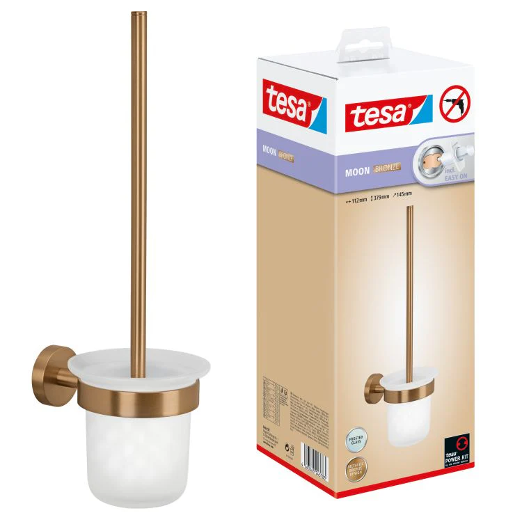 Tesa Moon toiletborstelhouder stainless steel brons - Image 2