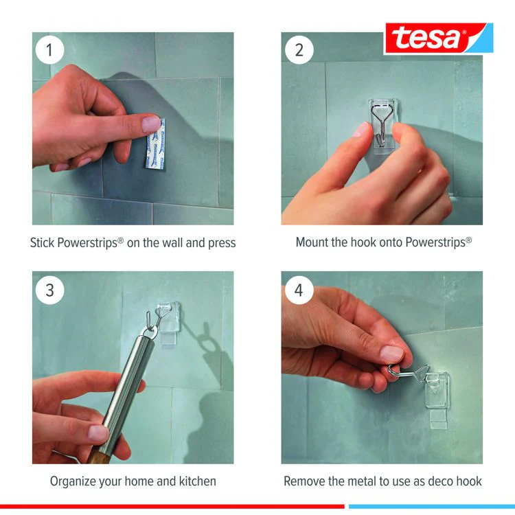Tesa Powerstrips haak transparant - Image 3