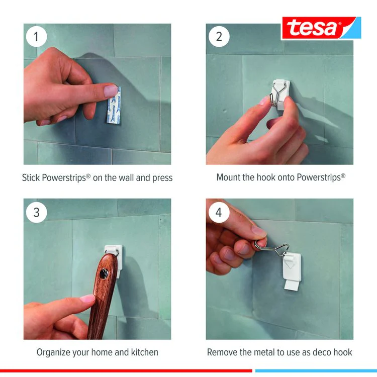 Tesa Powerstrips haak wit - Image 3