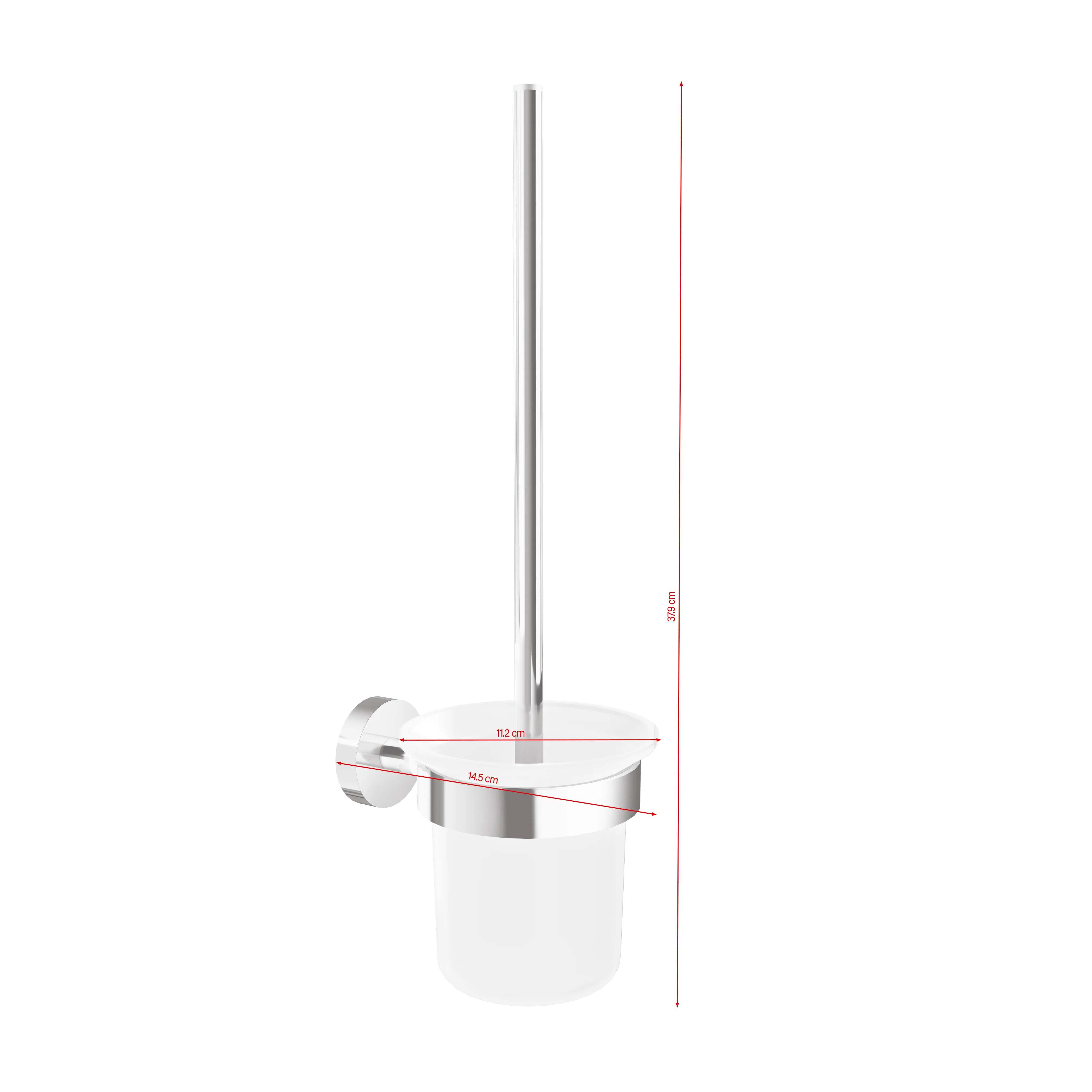 Tesa Smooz toilet borstel RVS enkel zilver - Image 4
