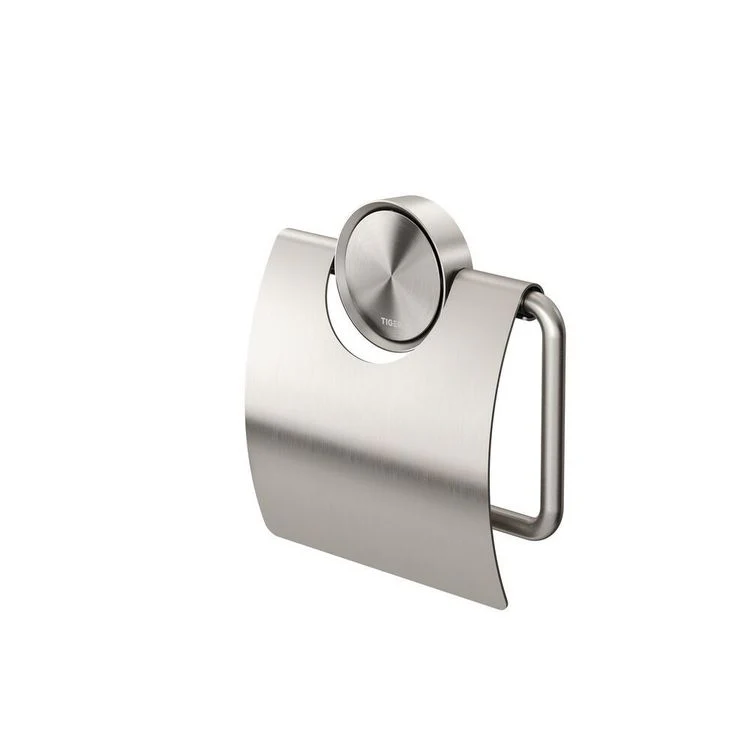 Tiger Ace toiletrolhouder met klep RVS geborsteld - Image 2
