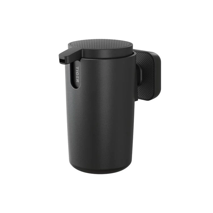 Tiger Carv zeepdispenser zwart enkel RVS, zamac, ABS cilinder - Image 2