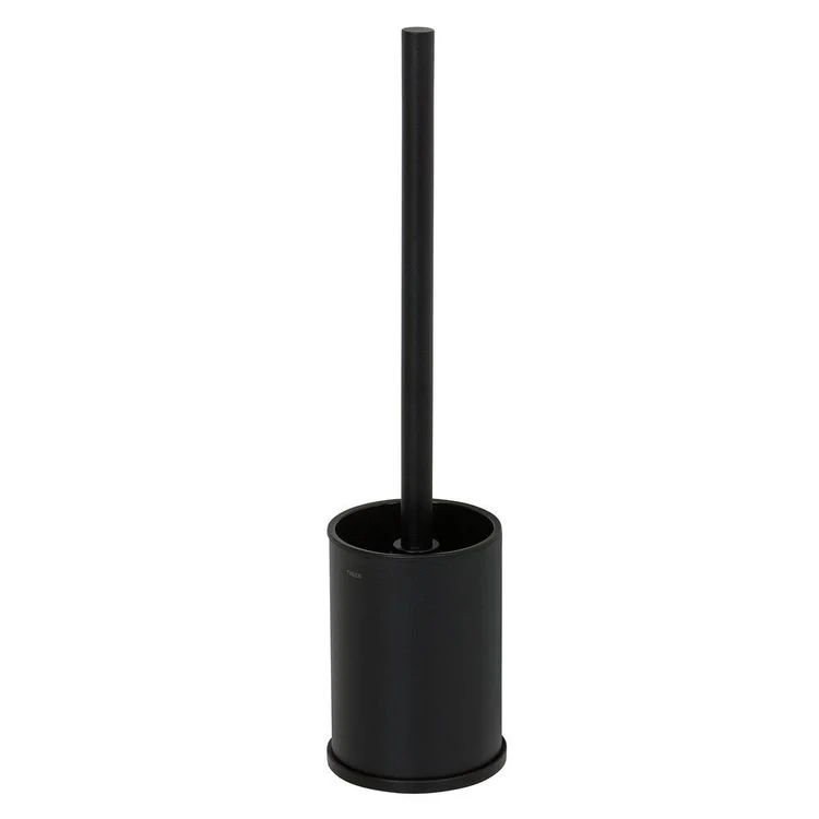 Tiger Colar toiletborstel zwart enkel RVS, ABS rond - Image 2