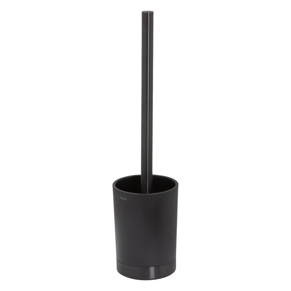 Tiger Tune toiletborstelhouder zwart geborsteld enkel rechthoek - Image 2