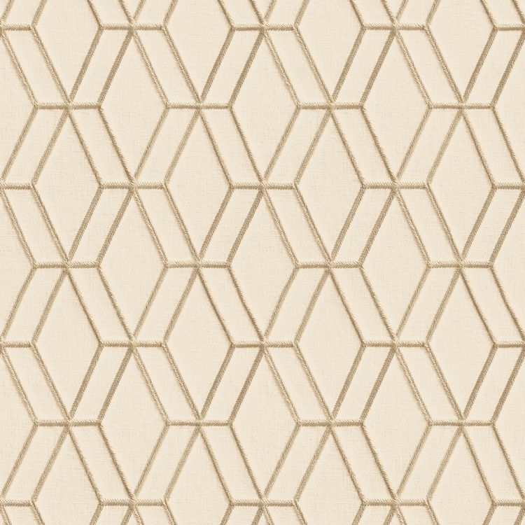 Wallstitch vliesbehang geometrisch beige 53cmx10m